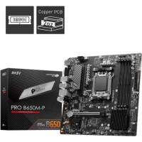 MSI Pamatplate AMD procesorsiem MSI  Mainboard||AMD B650|SAM5|Micro-ATX|Memory DDR5|Memory slots 4|2xPCI-Express 1x|1xPCI-Express 16x|2xM.2|1x15pin D-sub|1xHDMI|1xDisplayPort|4xUSB 2.0|4xUSB 3.2|1xPS/2|1xRJ45|3xAudio port|PROB650M-P
