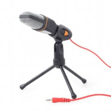 Gembird Vadu austiņas Gembird  Desktop microphone with a tripod MIC-D-03 Built-in microphone, 3.5 mm, Black