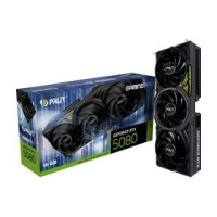 Palit Grafiskās karte / Video kartes Palit  Graphics Card||NVIDIA GeForce RTX 5080|16 GB|GDDR7|256 bit|PCIE 5.0 16x|GPU 2295 MHz|Triple slot Fansink|1xHDMI|3xDisplayPort|NE75080019T2-GB2031A