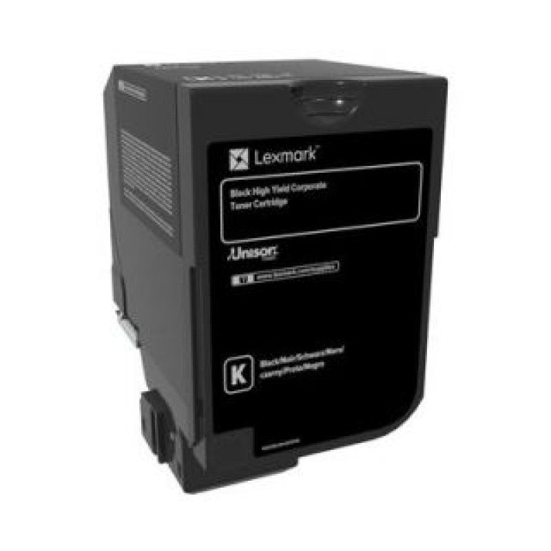 Lexmark Aksesuāri un izejmateriāli LEXMARK  Corporate 74C2HKE Laser Toner Cartridge, Black