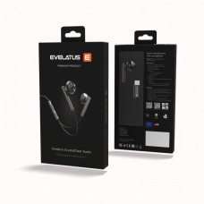 Evelatus Cits mobilo telefonu aksesuārs Evelatus  Crystal Clear Audio headphones with Type-C with microphone Black