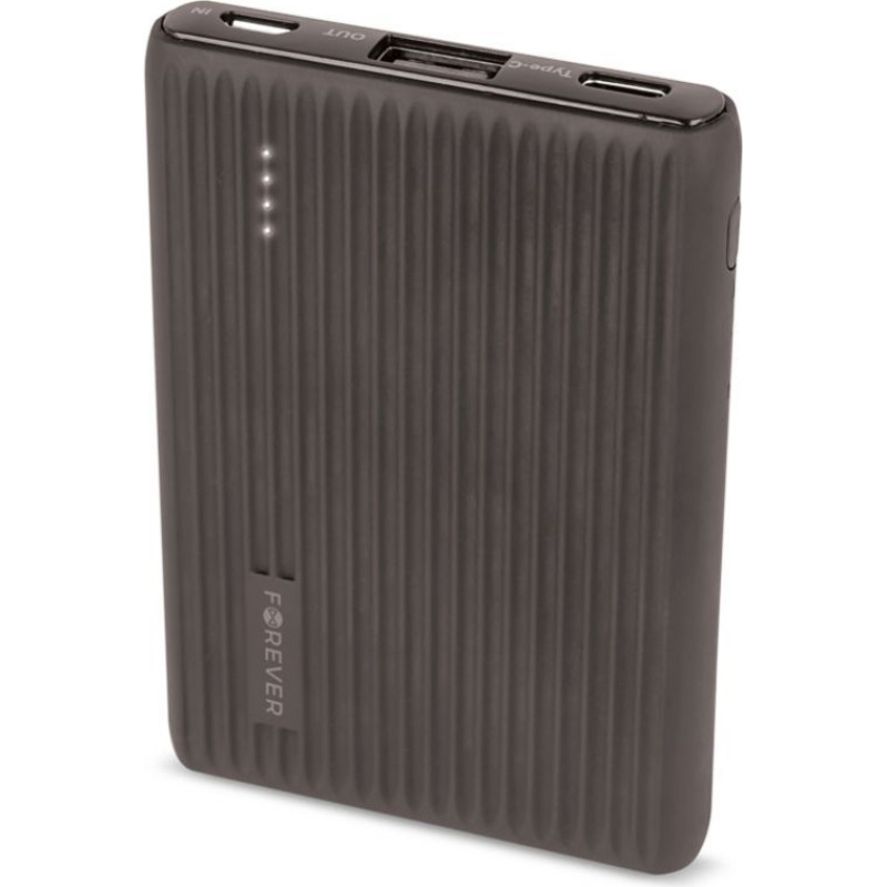 Forever Ārējais akumulators Forever Universal Power bank PTB-05S 5000 mAh Black