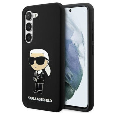 Karl Lagerfeld Aizmugurējais vāciņš Karl Lagerfeld Samsung Galaxy S23 hardcase Silicone Ikonik S911 Black
