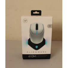 Dell Datora pele Dell  SALE OUT.  Mouse Alienware 610M Wired / Wireless Gaming Mouse - AW610M (Lunar Light), UNPACKED, USED, SCRATCHED ON BACK |  | Alienware | AW610M | Wireless wired optical | Gaming Mouse | Lunar Light | UNPACKED, USED, SCRATCHED ON BAC