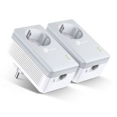 Tp-Link Rūteris TP-Link  Passthrough Powerline 600 Starter Kit TL-PA4010P KIT 10/100 Mbit/s, Ethernet LAN (RJ-45) ports 1, Data transfer rate (max) 600 Mbit/s, Extra socket