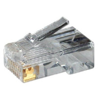 Logilink Parveidotājs Logilink  MP0002 CAT5e Modular PlugSuitable for 8P8C Round CablePlug unshieldedGold-plated contacts, Transparent