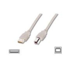 Logilink Kabelis Logilink  USB 2.0 connection cable USB  A male, USB B male, 5 m, Grey