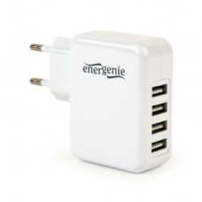 Energenie Kontrolieris EnerGenie  Universal USB charger EG-U4AC-02 White