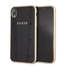 Guess Aizmugurējais vāciņš Guess Apple iPhone XR Guess Kaia Hard Case Black