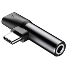 Baseus Parveidotājs Baseus  ADAPTER USB-C 3.5MM/BLACK CATL41-01