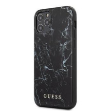 Guess Aizmugurējais vāciņš Guess Apple iPhone 12 mini 5.4' 'PC/TPU Marble Cover Black