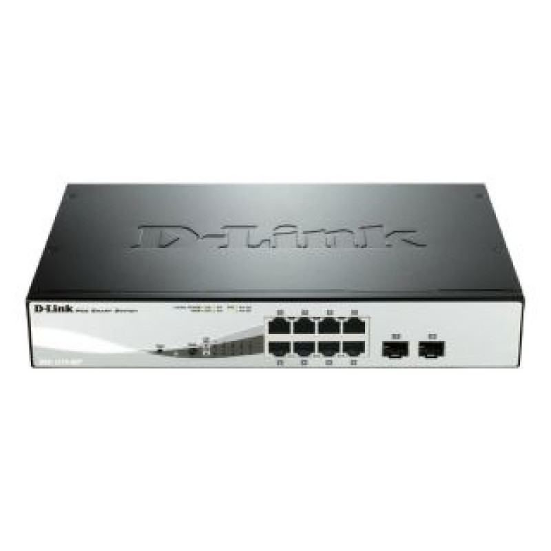 D-Link Serveru  - Citi piederumi D-link  DGS-1210 Series Smart Managed Gigabit Switches  DGS-1210-08P Managed L2, Desktop/Rackmountable