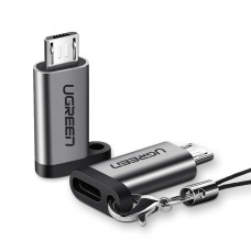 Ugreen Parveidotājs Ugreen  Ugreen adapter USB Type C to micro USB adapter gray (50590) Grey