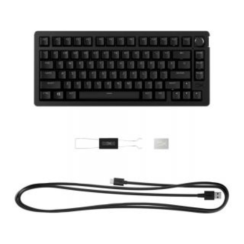 Hyperx Datora tastatūra HyperX  KEYBOARD ALLOY RISE 75 S BLACK/7G7A4AA#ABA