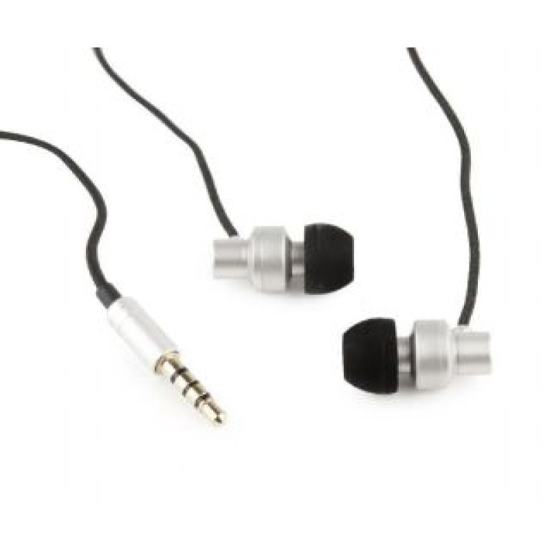 Gembird Vadu austiņas Gembird  HEADSET PARIS IN-EAR SILVER/MHS-EP-CDG-S