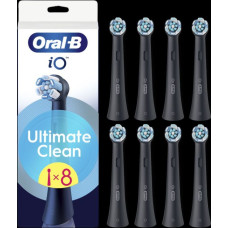 Oral-B Zobu birste Oral-B  Replaceable toothbrush heads | iO UltimateClean | Heads | For adults | Number of brush heads included 8 | Black