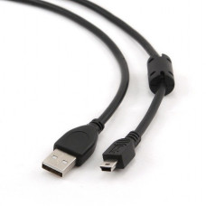 Cablexpert Kabelis Cablexpert  Premium quality mini-USB cable CCF-USB2-AM5P-6 1.8 m