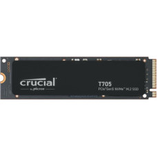 Crucial Cietais disks SSD Crucial  SSD||T705|1TB|M.2|PCIe Gen5|NVMe|Write speed 10200 MBytes/sec|Read speed 13600 MBytes/sec|TBW 600 TB|CT1000T705SSD3