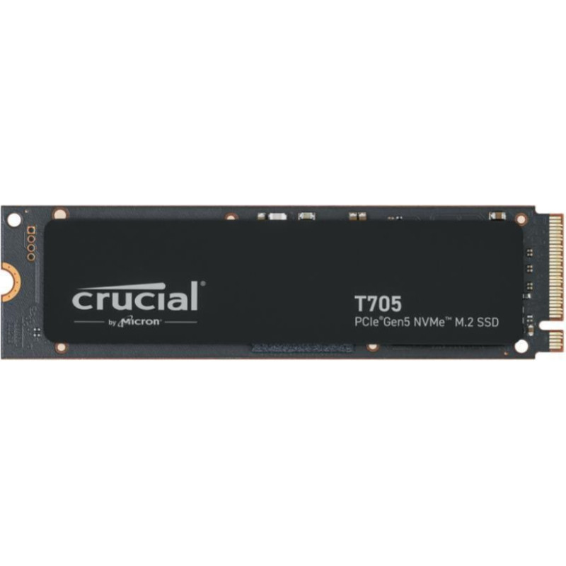 Crucial Cietais disks SSD Crucial  SSD||T705|1TB|M.2|PCIe Gen5|NVMe|Write speed 10200 MBytes/sec|Read speed 13600 MBytes/sec|TBW 600 TB|CT1000T705SSD3