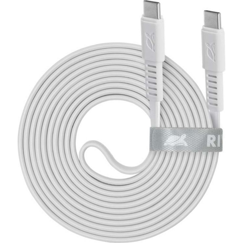Rivacase Kabelis RIVACASE  CABLE USB-C TO USB-C 1.2M/WHITE PS6005 WT12