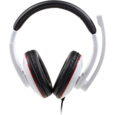 Gembird Bezvadu austiņas Gembird  MHS-001-GW Stereo headset 3.5 mm, Glossy white, Built-in microphone