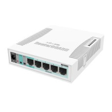 Mikrotik Nevadāms centrmezgls Mikrotik  Switch||CSS106-5G-1S|Desktop/pedestal|5x10Base-T / 100Base-TX / 1000Base-T|1xSFP|CSS106-5G-1S