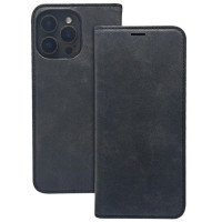 Ilike Atveramie maciņi iLike Samsung Galaxy A35 5G Smart Suede case Black