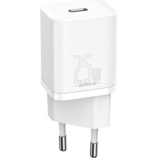 Baseus Adapteris Baseus  Wall charger Baseus Super Si Quick Charger 1C 25W (white)