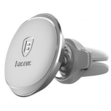 Baseus Auto turētājs Baseus  Magnetic car holder ventilation grille (Overseas Edition) Silver