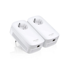 Tp-Link Rūteris TP-Link  AV1300 Gigabit Passthrough Powerline Starter Kit TL-PA8010P KIT 1300 Mbit/s, Ethernet LAN (RJ-45) ports 1, No Wi-Fi, Extra socket