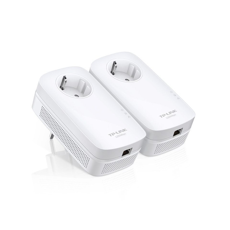 Tp-Link Rūteris TP-Link  AV1300 Gigabit Passthrough Powerline Starter Kit TL-PA8010P KIT 1300 Mbit/s, Ethernet LAN (RJ-45) ports 1, No Wi-Fi, Extra socket