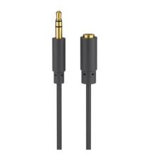 Goobay Kabelis Goobay  Headphone and audio AUX extension cable; 3.5 mm; 3-pin; slim 97122