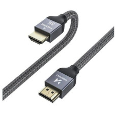Wozinsky Kabelis Wozinsky  cable HDMI 2.1 8K 60 Hz 48 Gbps / 4K 120 Hz / 2K 144 Hz 1 m Silver (WHDMI-10) Silver