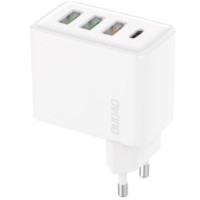 Dudao Adapteris Dudao  Fast charger 3x USB / 1x USB Type C 20W, PD, QC 3.0 White