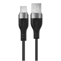 Acefast Kabelis Acefast  C11-04 USB-A - USB-C 3A Cable 1.2m Magnetic Braid Black