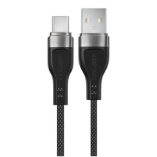 Acefast Kabelis Acefast  C11-04 USB-A - USB-C 3A Cable 1.2m Magnetic Braid Black