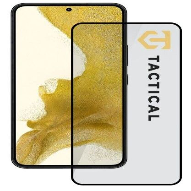 Tactical Aizsargstikls Tactical Samsung Galaxy S22 Glass 2.5D Full Glue Black
