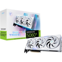 MSI Grafiskās karte / Video kartes MSI  Graphics Card||NVIDIA GeForce RTX 5060 Ti|16 GB|GDDR7|128 bit|PCIE 5.0 16x|Triple slot Fansink|1xHDMI|3xDisplayPort|5060TI16GGAMTRIOOCWHITE
