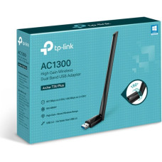 Tp-Link Cita datorprece TP-Link  Dual Band USB Adapter Archer T3U Plus 2.4GHz/5GHz, 802.11ac, AC1300, External Antenna, MU-MIMO Technology