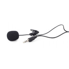 Gembird Vadu austiņas Gembird  Clip-on microphone MIC-C-01 Black
