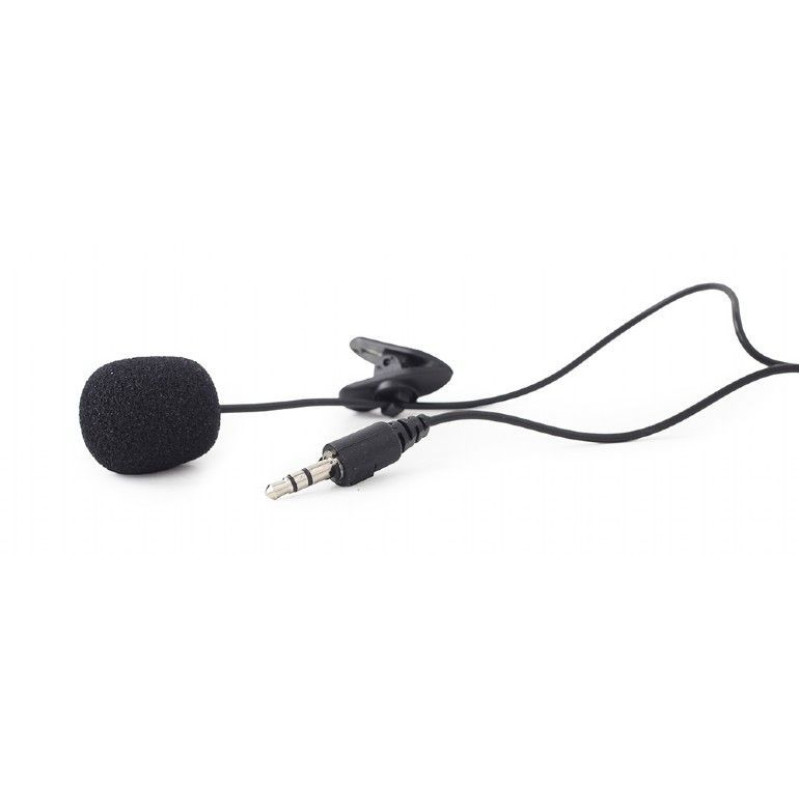 Gembird Vadu austiņas Gembird  Clip-on microphone MIC-C-01 Black