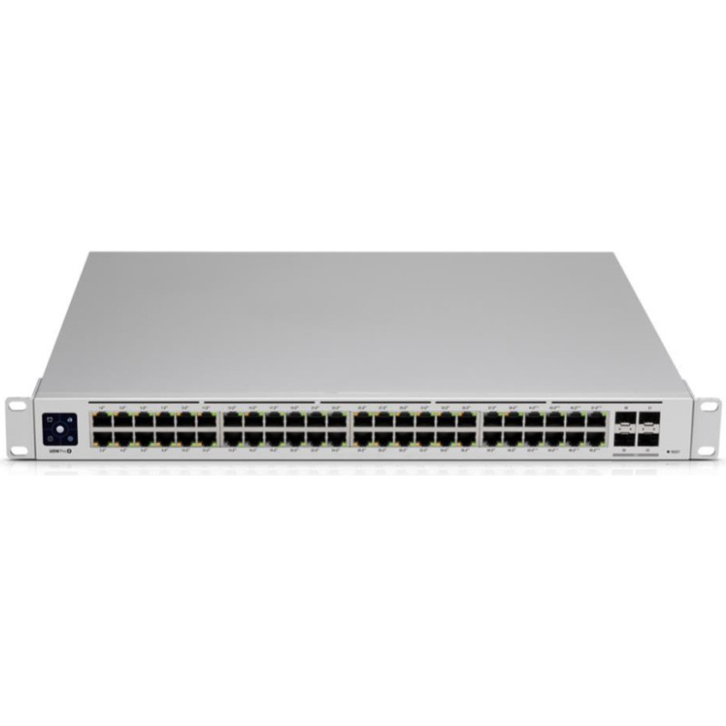 Ubiquiti Nevadāms centrmezgls UBIQUITI  Switch||USW-PRO-48-POE|Type L3|Rack|48x10Base-T / 100Base-TX / 1000Base-T|4xSFP|PoE+ ports 48|600 Watts|USW-PRO-48-POE
