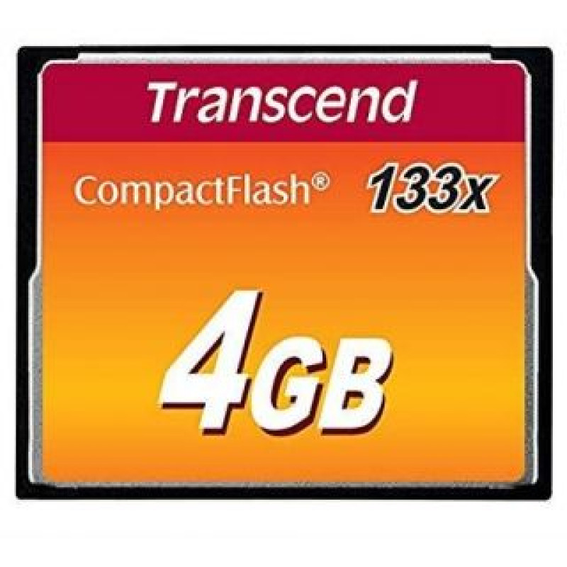 Transcend Cita datorprece Transcend  MEMORY COMPACT FLASH 4GB/SLC TS4GCF133