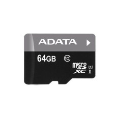 Adata Atmiņas kartes ADATA  Premier UHS-I 64 GB, MicroSDXC, Flash memory class 10, SD adapter