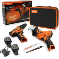 Daewoo Mājas elektronika DAEWOO  CORDLESS SET: DRILL + SAW/DGA 1220LI SET