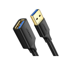 Ugreen Parveidotājs Ugreen  Cable cord extension adapter USB 3.0 (female) - USB 3.0 (male) 2 m Black