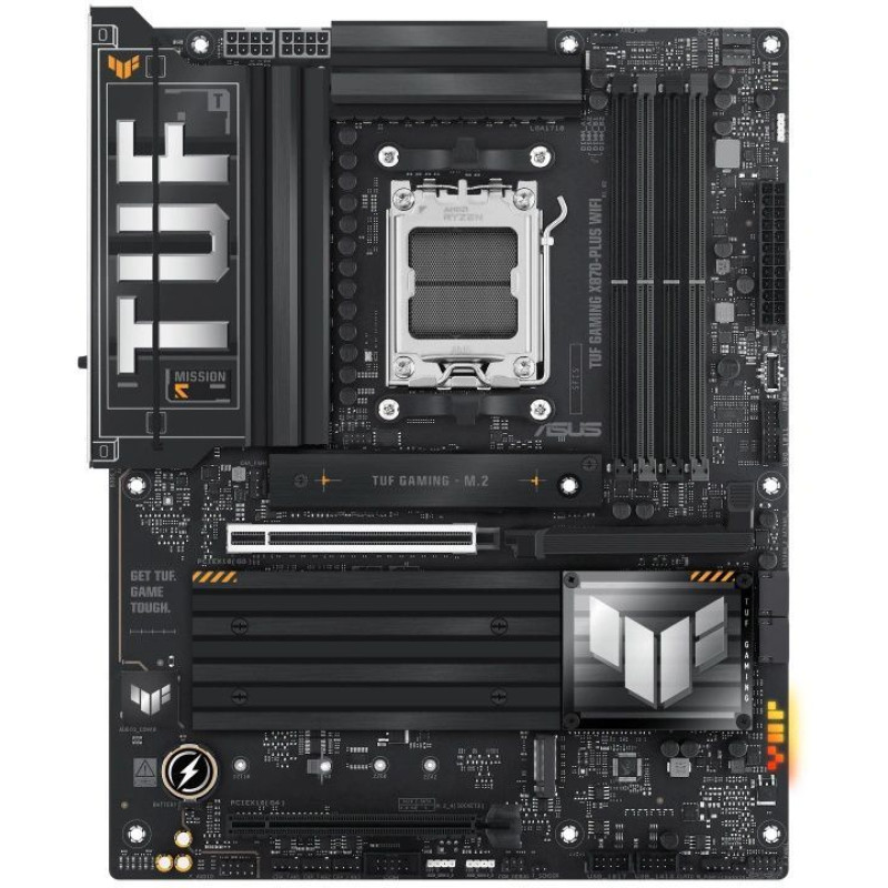 Asus Pamatplate Intel procesorsiem Asus  Processor family AMD | Processor socket AM5 | DDR5 DIMM | Memory slots 4 | Supported hard disk drive interfaces SATA, M.2 | Number of SATA connectors 2 | Chipset AMD X870 | ATX