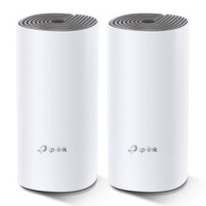 Tp-Link Rūteris TP-Link  C1200 Whole Home Mesh Wi-Fi System Deco E4 (2-pack)	 802.11ac, 867+300 Mbit/s, 10/100 Mbit/s, Ethernet LAN (RJ-45) ports 2, Mesh Support Yes, MU-MiMO Yes, Antenna type 2xInternal