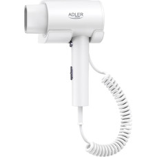 Adler Veselības aizsardzība Adler  AD 2285 Wall-Mount Hair Dryer, White
