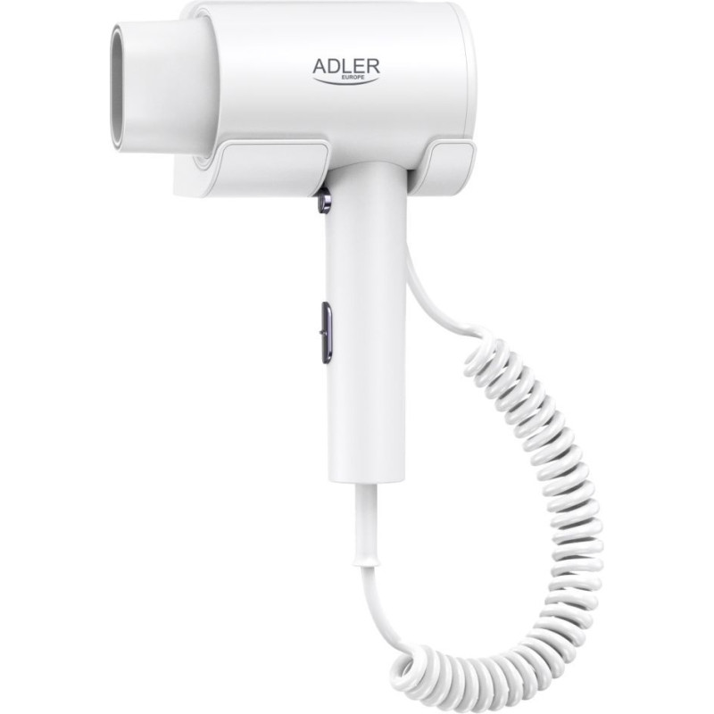 Adler Veselības aizsardzība Adler  AD 2285 Wall-Mount Hair Dryer, White